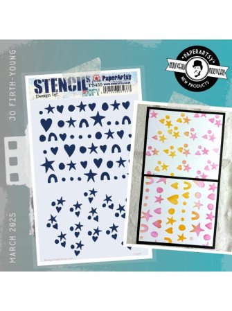 Stencil - 459 - Collection "Jofy" - PaperArtsy