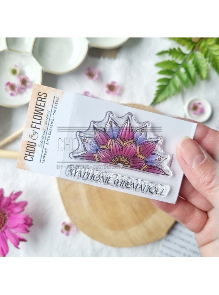 Tampon Clear - Symphonie - Collection "Vibrations" - Chou & Flowers