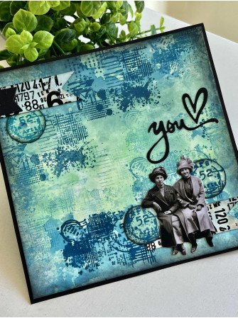 Stencil N°244 - Astral Echoes - Collection "Fractured Ecosphere" - Aall & create