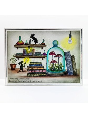 Bookshelf - Tampon clear - Collection "The Dreamatorium" -  Lavinia