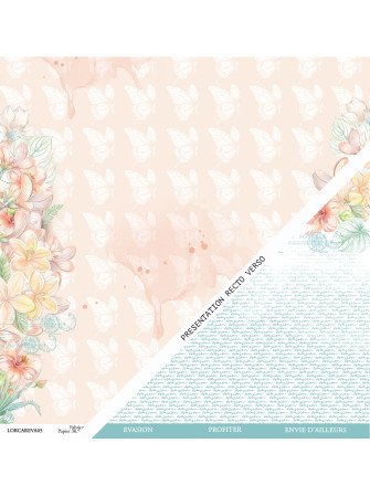Pack papiers - Collection "Carnet d'évasion" - Lorelaï Design