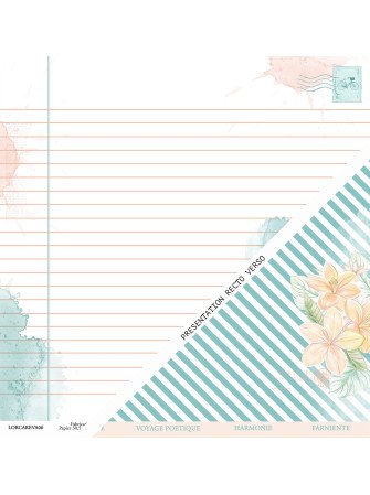 Pack papiers - Collection "Carnet d'évasion" - Lorelaï Design