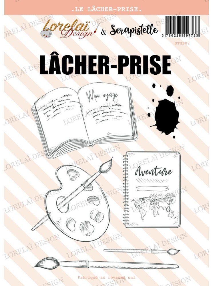 Le lâcher-prise - Tampon clear - collection "Carnet d'évasion" - Lorelaï Design