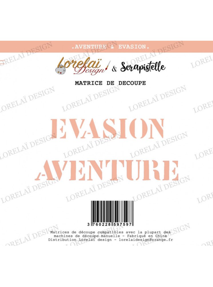 Aventure & Evasion - Dies - Collection "Carnet d'évasion" - Lorelaï Design