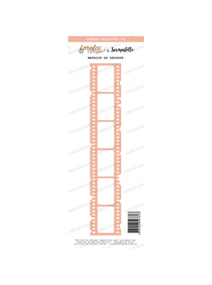 Longue pellicule - Dies - Collection "Carnet d'évasion" - Lorelaï Design