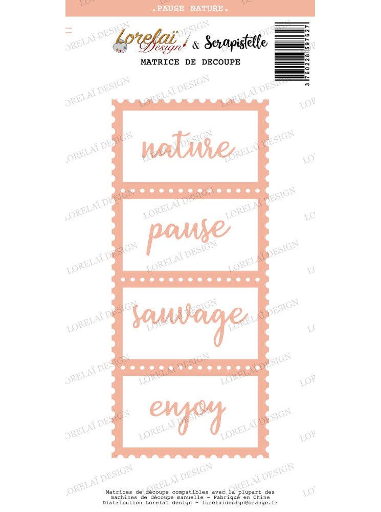 Pause nature - Dies - Collection "Carnet d'évasion" - Lorelaï Design
