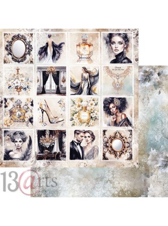 Pack papiers  - Collection "Black Velvet" - 13 @rts