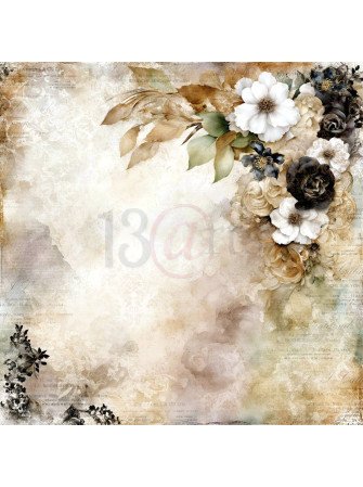 Pack papiers 15 x 15 cm - Collection "Black Velvet" - 13 @rts