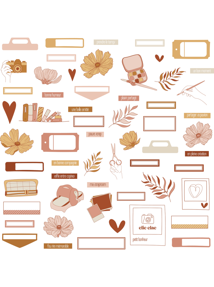 Die cuts - Collection "Le Scrap & Moi" - Ha Pi Little Fox