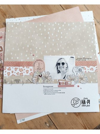 Stickers puffy - Collection "Le Srap & Moi" - Ha Pi Little Fox