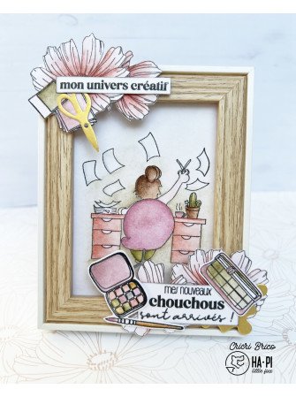 Scraproom  - Collection "Le Scrap & Moi" - Tampon clear - HA PI Little fox