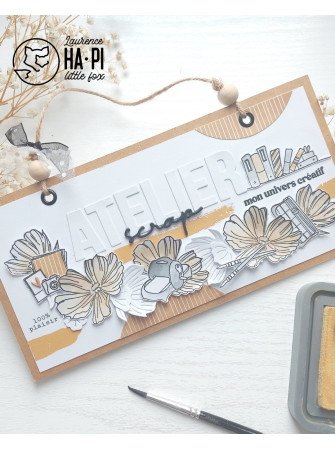 Scropines  - Collection "Le Scrap & Moi" - Tampon clear - HA PI Little fox