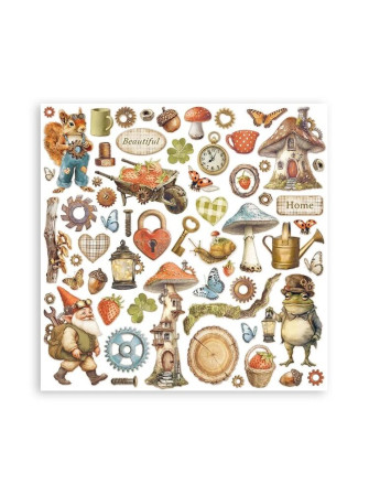 Maxi Pack papiers  - Collection "Hidden Grove" - Stamperia