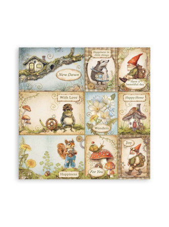 Maxi Pack papiers  - Collection "Hidden Grove" - Stamperia