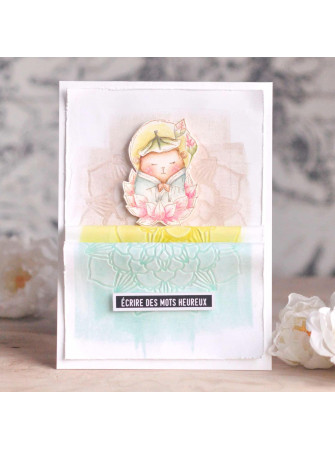 Tampon Clear - Doudou zen - Collection "Vibrations" - Chou & Flowers