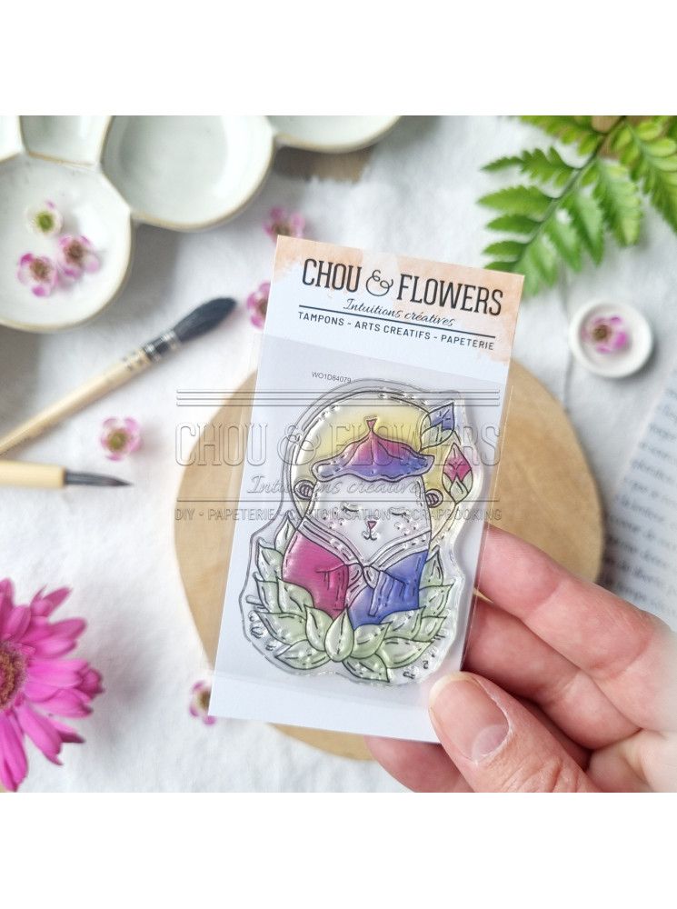 Tampon Clear - Doudou zen - Collection "Vibrations" - Chou & Flowers