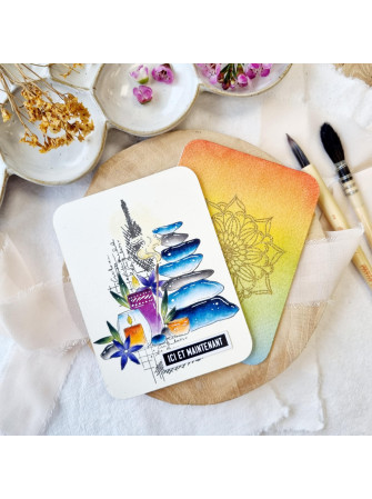 Tampon clear - Color Splash - Collection "Vibrations" - Chou & Flowers