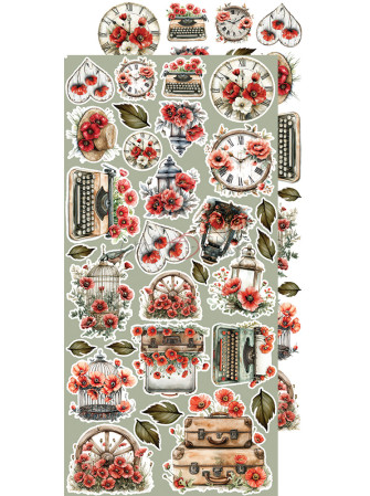 Pack de décors à découper - Mix - Collection  "Heart of the Sun"  - Craft O'Clock