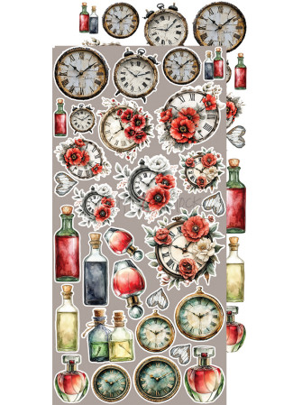 Pack de décors à découper - Mix - Collection  "Heart of the Sun"  - Craft O'Clock