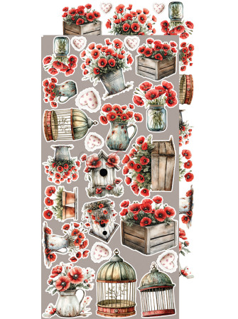 Pack de décors à découper - Mix - Collection  "Heart of the Sun"  - Craft O'Clock