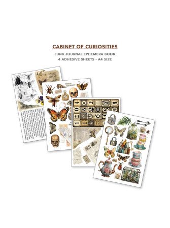 Junk Journal & Ephemera Book - Cabinet of Curiosities - Ciao Bella