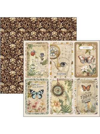 Pack papiers 20 x 20 cm - Collection "Cabinet of Curiosities"- Ciao Bella