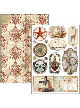 Pack papiers A4 - Collection "Cabinet of Curiosities" - Ciao Bella