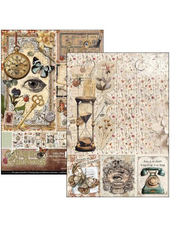 Pack papiers A4 - Collection "Cabinet of Curiosities" - Ciao Bella