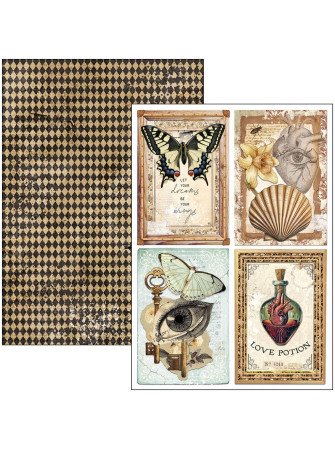 Pack papiers A4 - Collection "Cabinet of Curiosities" - Ciao Bella