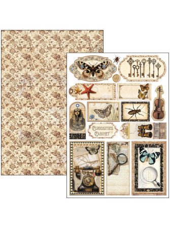 Pack papiers A4 - Collection "Cabinet of Curiosities" - Ciao Bella