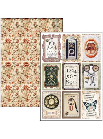 Pack papiers A4 - Collection "Cabinet of Curiosities" - Ciao Bella