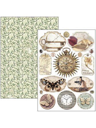 Pack papiers A4 - Collection "Cabinet of Curiosities" - Ciao Bella