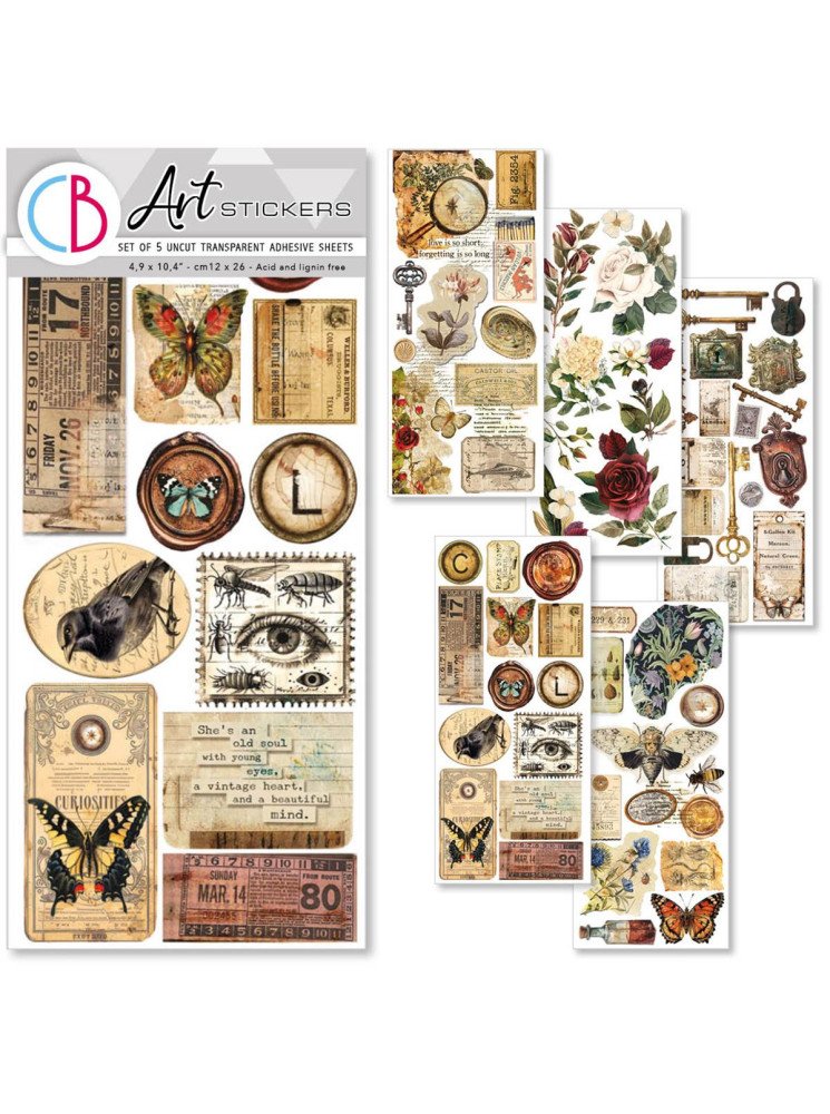 Stickers - collection "Cabinet of Curiosities" - Ciao Bella