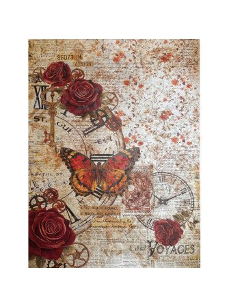 Pack de papiers Deluxe cuivrés A4 - Collection "Cabinet of Curiosities"  - Ciao Bella