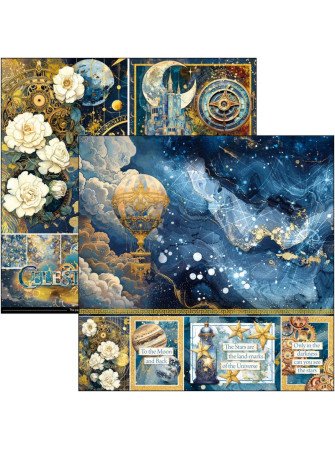 Pack papiers  - Collection "Celestial" - Ciao Bella