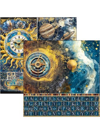 Pack papiers patterns - Collection "Celestial" Ciao Bella