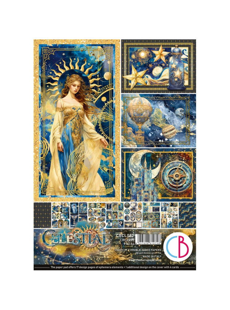 Pack papiers A4 - Collection "Celestial"- Ciao Bella