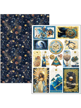 Pack papiers A4 - Collection "Celestial"- Ciao Bella