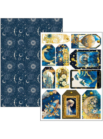 Pack papiers A4 - Collection "Celestial"- Ciao Bella
