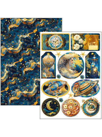 Pack papiers A4 - Collection "Celestial"- Ciao Bella