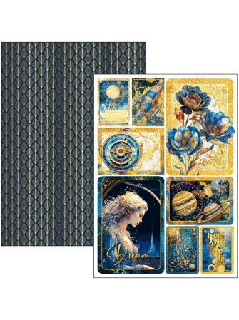 Pack papiers A4 - Collection "Celestial"- Ciao Bella