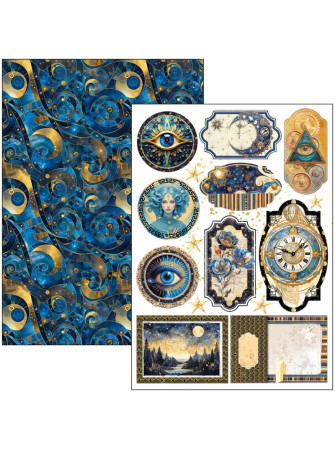 Pack papiers A4 - Collection "Celestial"- Ciao Bella