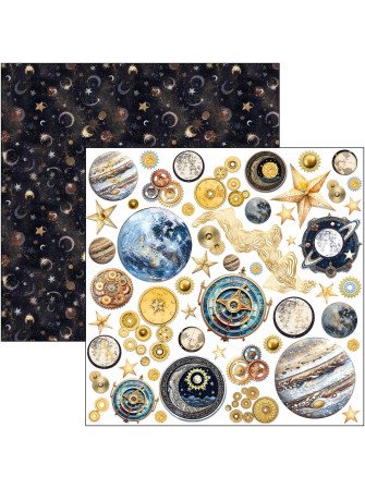 Pack papiers 15 x 15 cm - Collection "Celestial" - Ciao Bella
