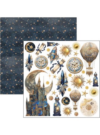Pack papiers 15 x 15 cm - Collection "Celestial" - Ciao Bella
