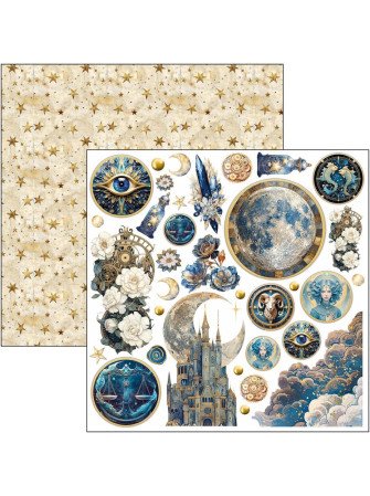 Pack papiers 15 x 15 cm - Collection "Celestial" - Ciao Bella