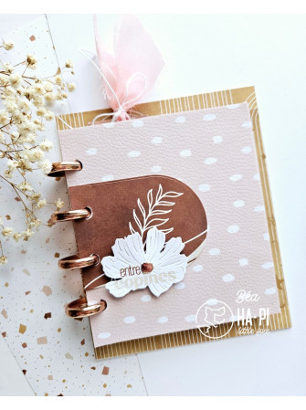 Feuille de simili cuir - Collection "Le Scrap & moi" - HA PI Little Fox