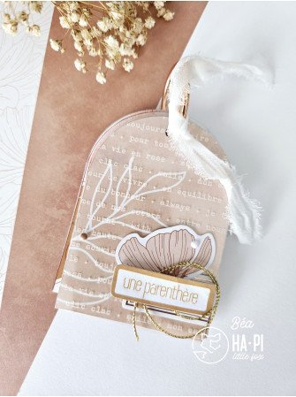 Acétate imprimé - Collection "bande originale, face a" - Tampon clear - HA PI Little fox