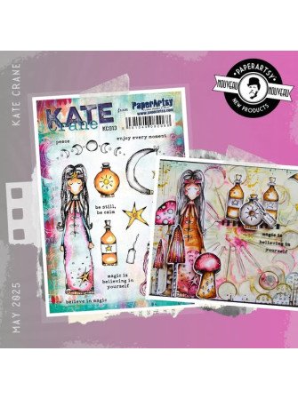 Tampon cling - 13 - Collection "Kate Crane" - PaperArtsy