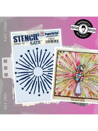 Stencil  - 467 - Collection "Kate Crane" - PaperArtsy
