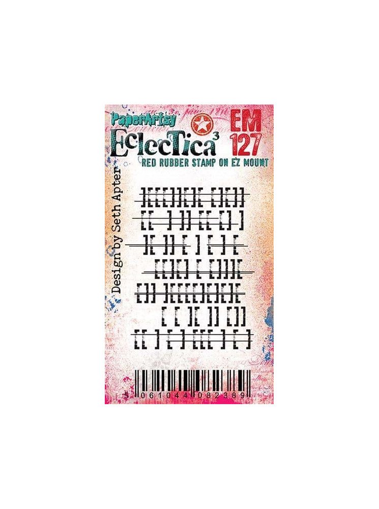 Mini tampon cling - 127 - Collection Eclectica - PaperArtsy
